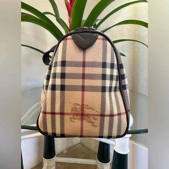Burberry Nova Plaid Boston Bag - Picture 2 of 14